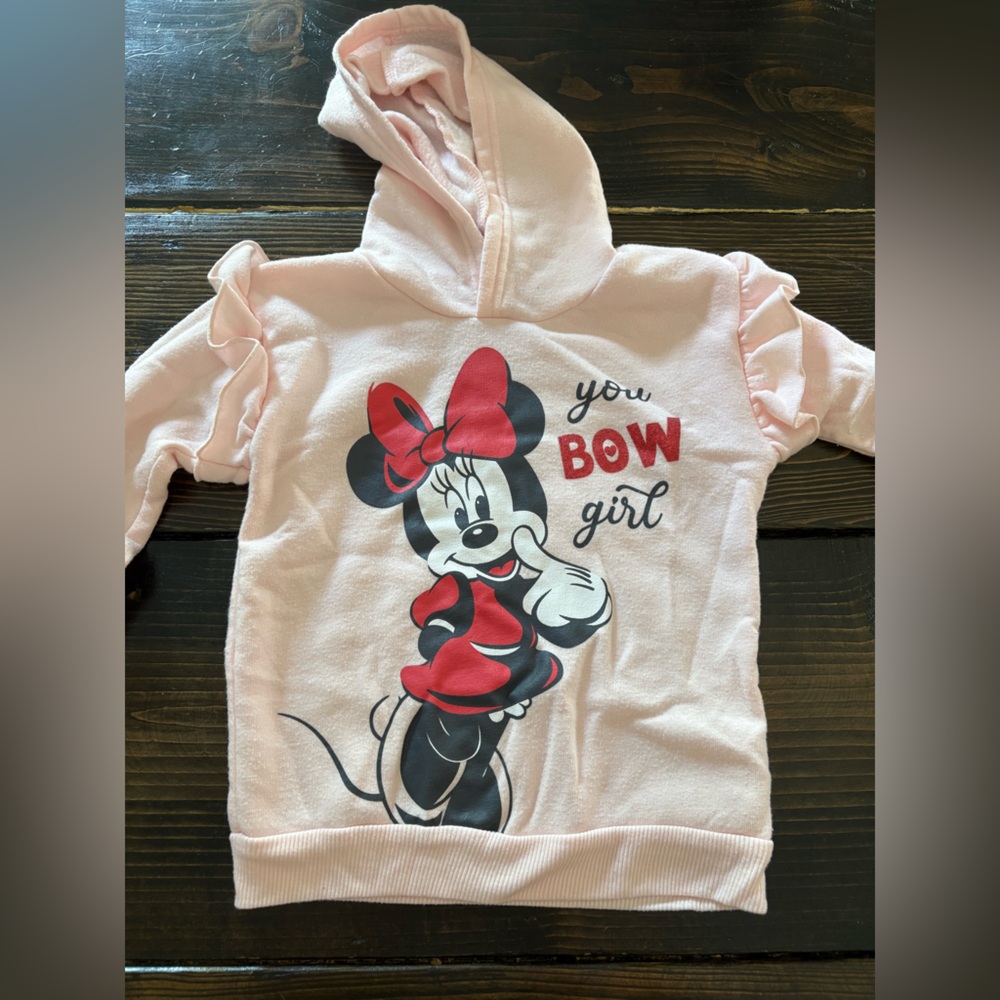 Disney Pink Minnie Mouse Hoodie